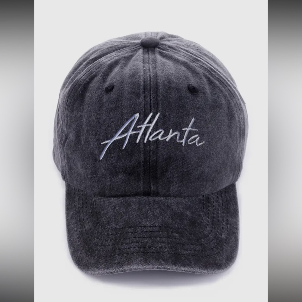 Atlanta Black Ball Cap